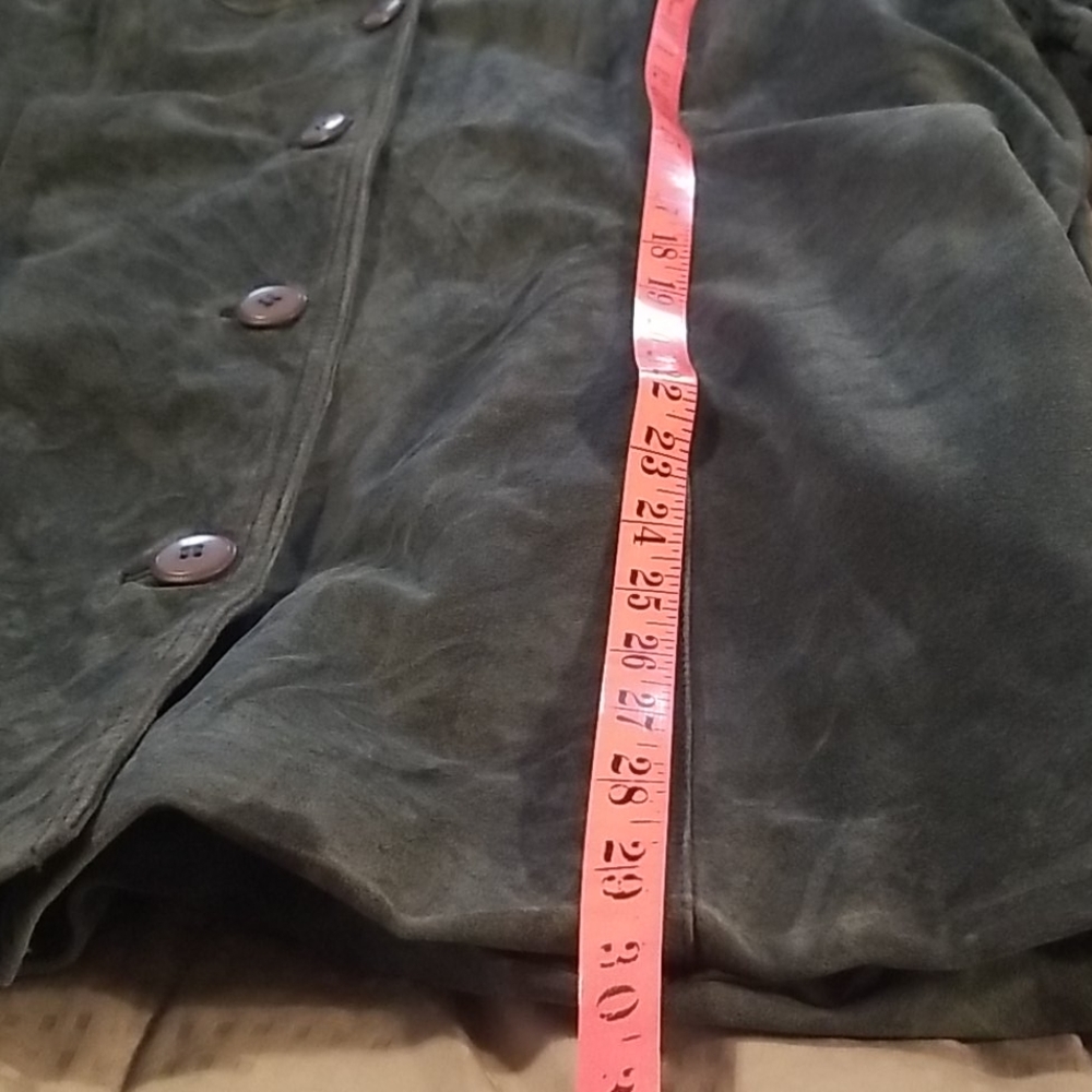 Blue leather jacket - Picture 4 of 7